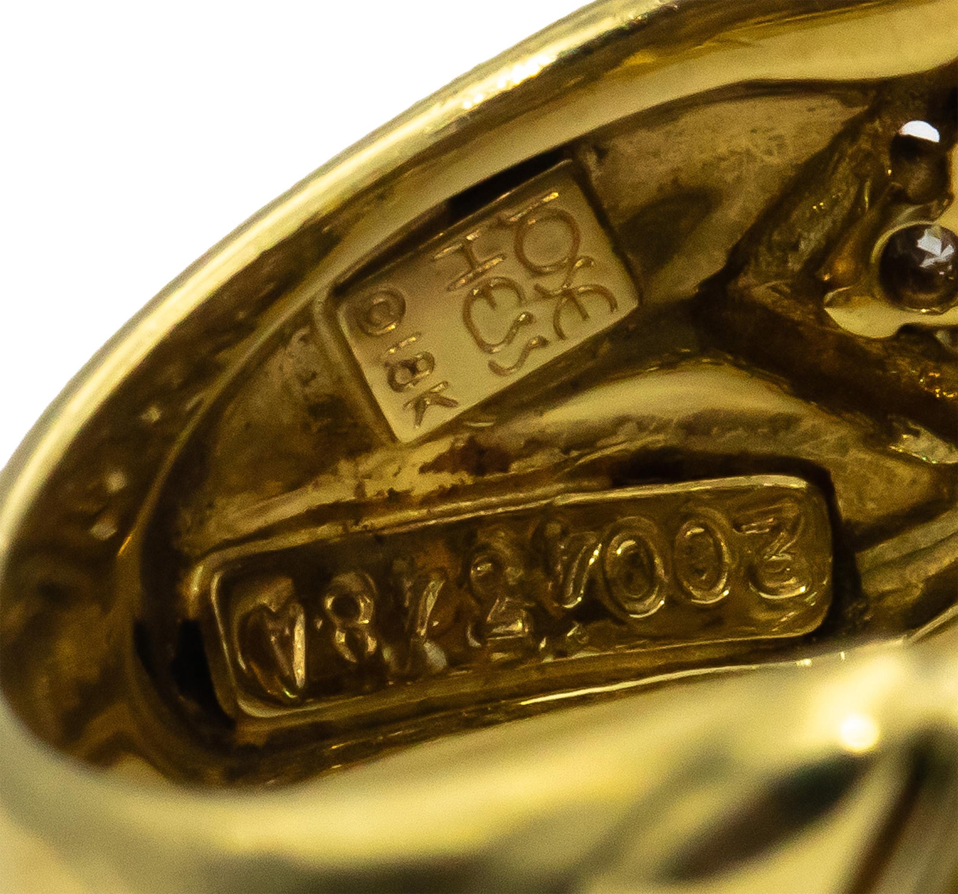 18k Yellow Gold VS Round Diamond Cluster Cocktail Ring 3.10CT Size 7