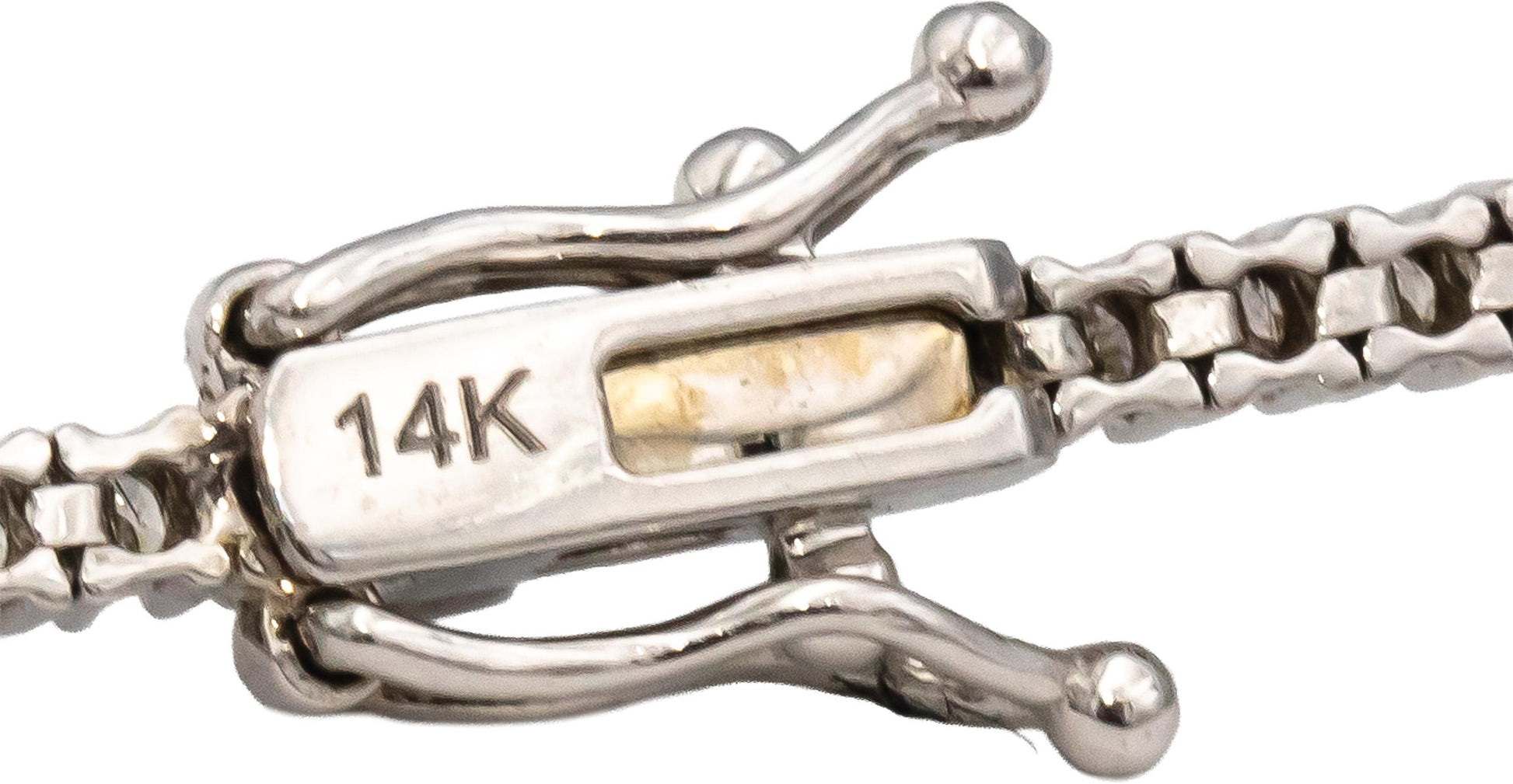 14k White Gold VS Round Diamond Tennis Bracelet 1.70CT