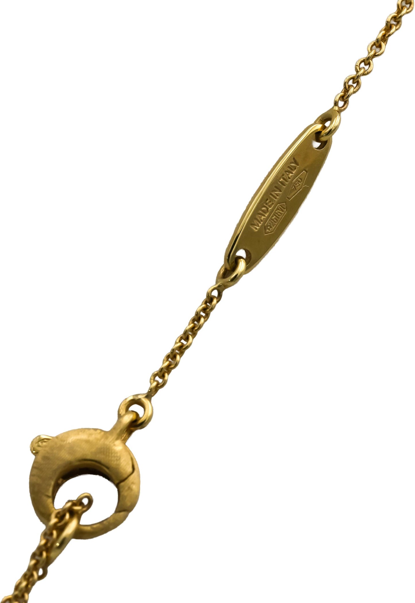 MARCO BICEGO 18k Yellow Gold Interlocking Circles Pendant Necklace
