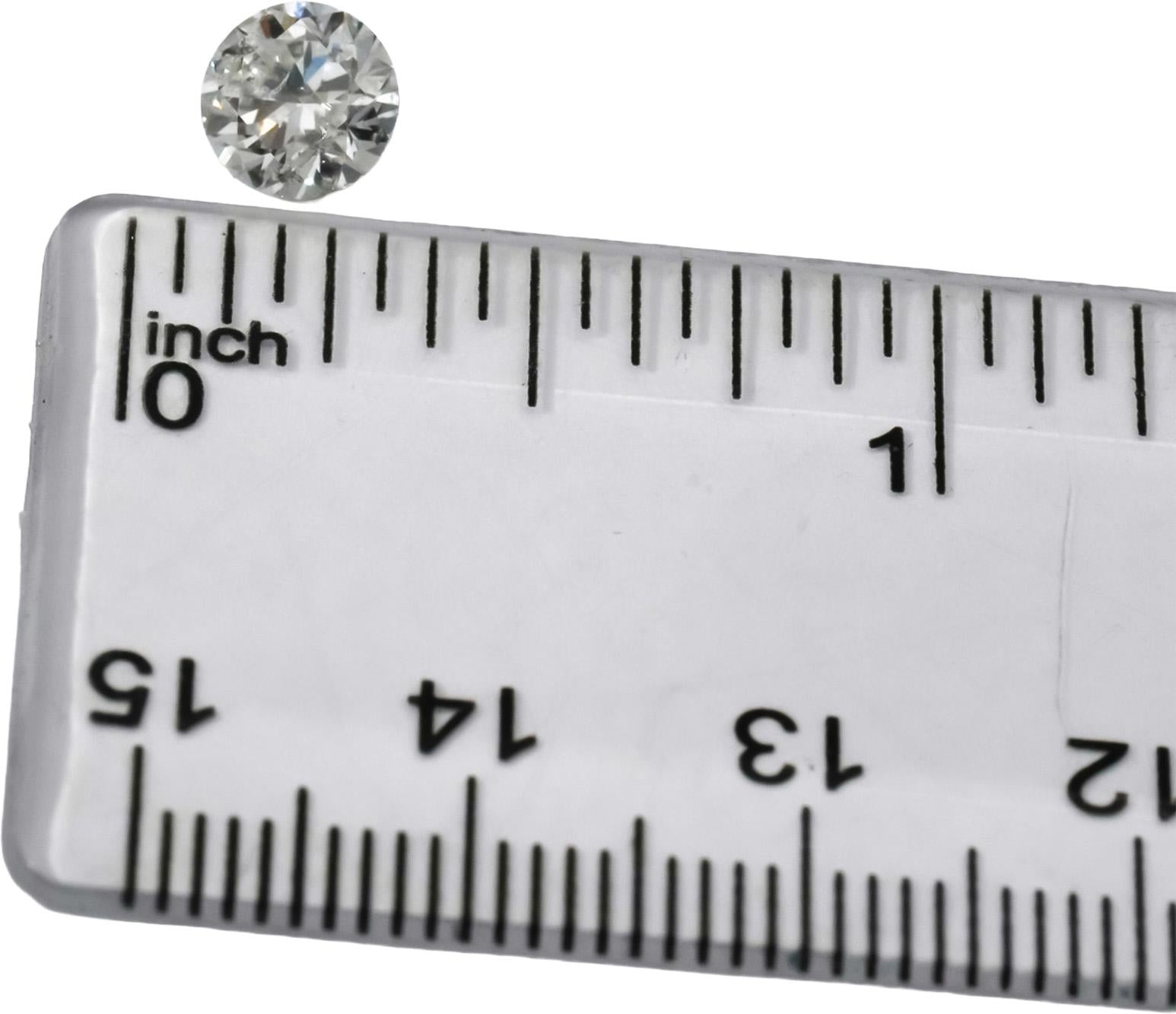 GIA Certified I2/G Round Cut Natural Diamond Loose Stone 1.00CT