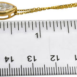 14k Yellow Gold VS Pear Cut Lab-Grown Diamond Pendant Necklace 1.90CT