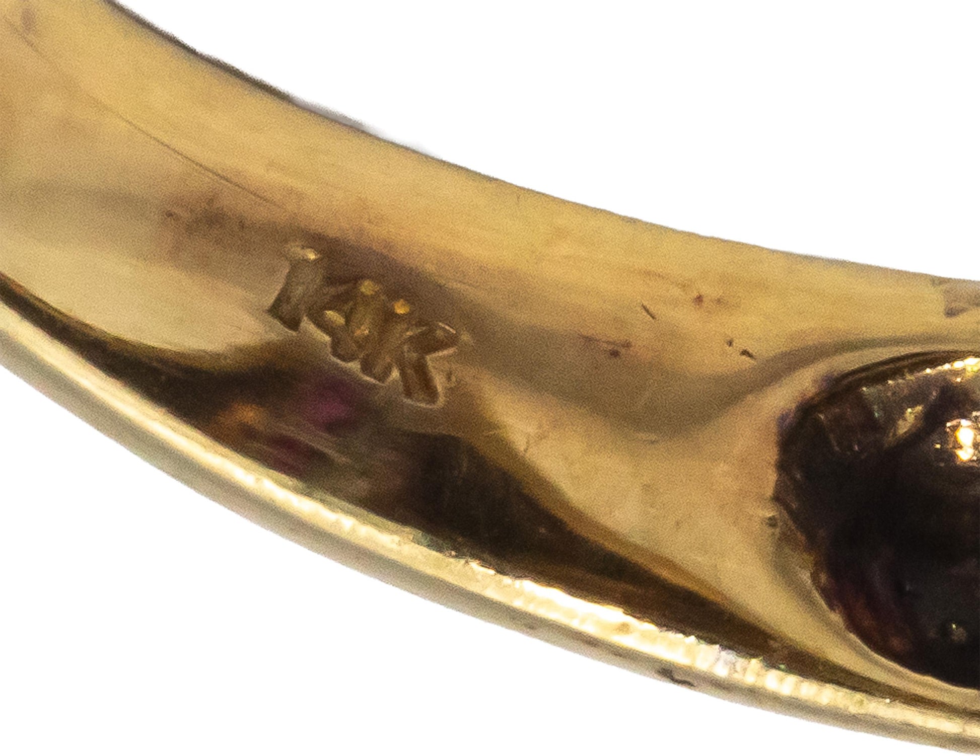 14k Yellow Gold 1.0CT Diamond and Ruby Cocktail Ring Size 7