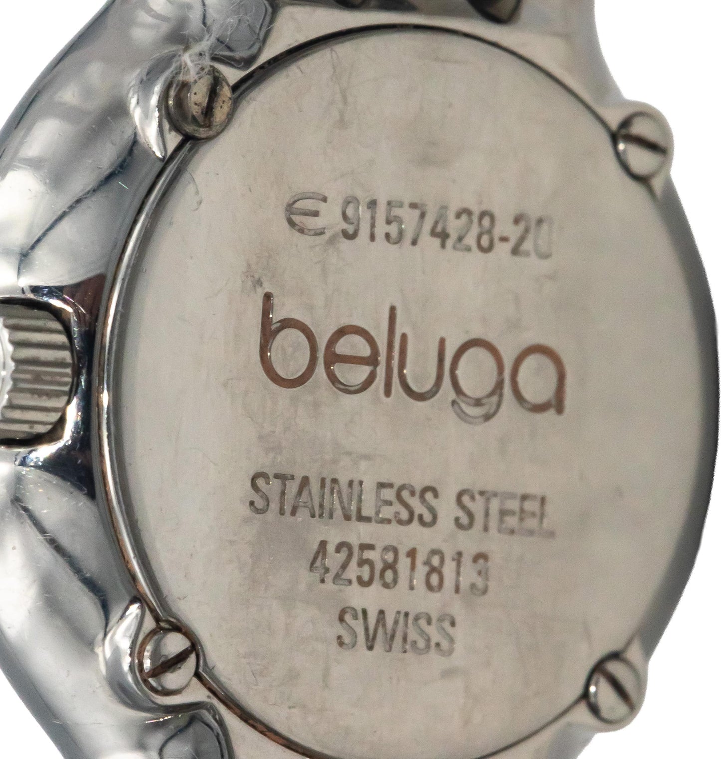 EBEL Beluga 915748-20 Stainless Steel 0.55CT Diamond & MOP Dial Quartz Watch