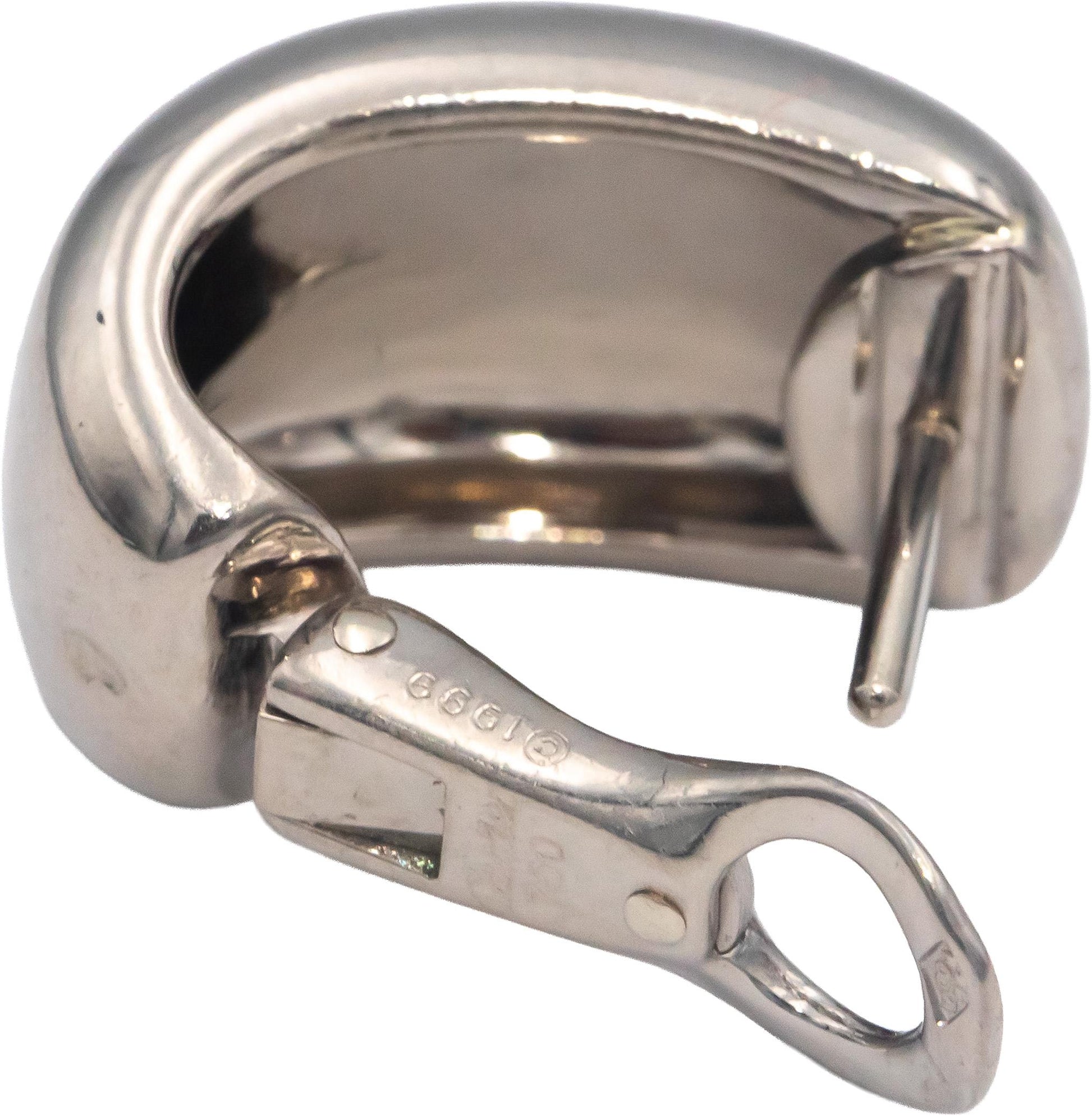 CARTIER 18k White Gold Jewelry Nouvelle Vague Earrings