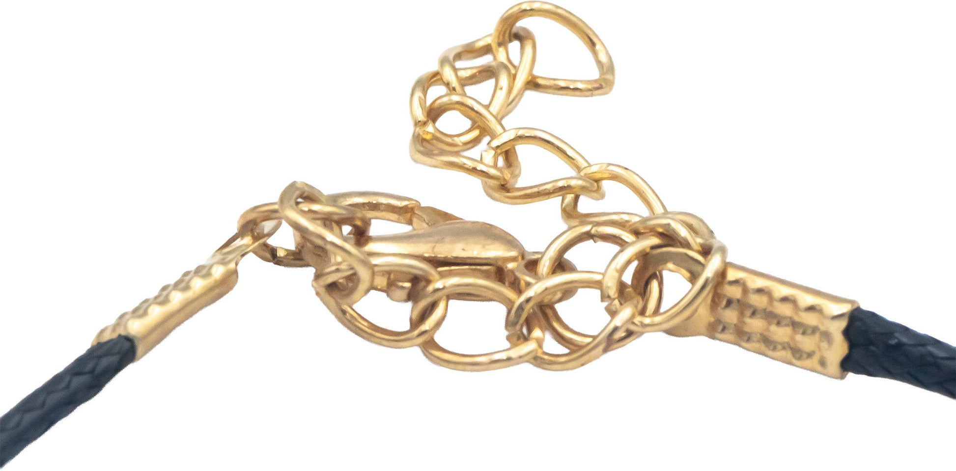 14k Yellow Gold Jewelry Painted Enamel Abstract Pendant Necklace