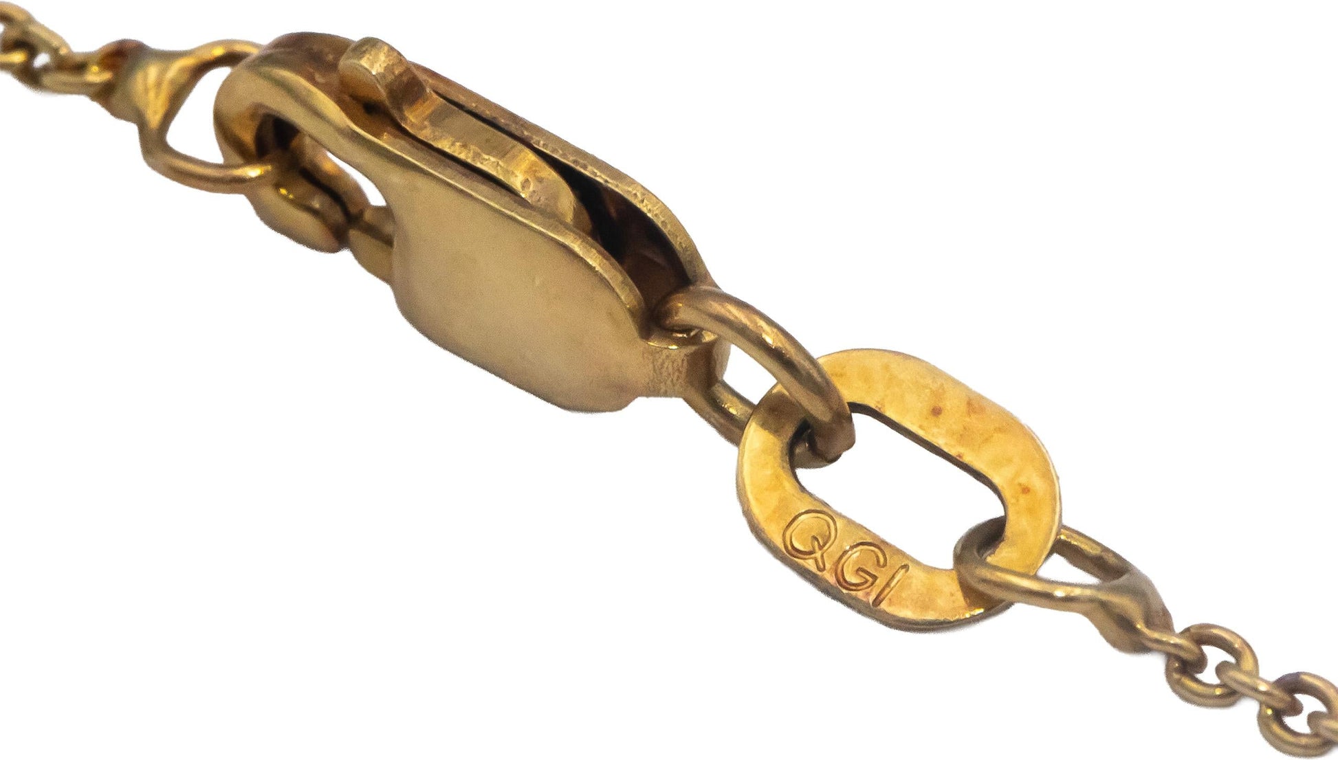 14k Yellow Gold 1.50CT Rainbow Multi-Color Sapphire Seahorse Pendant Necklace