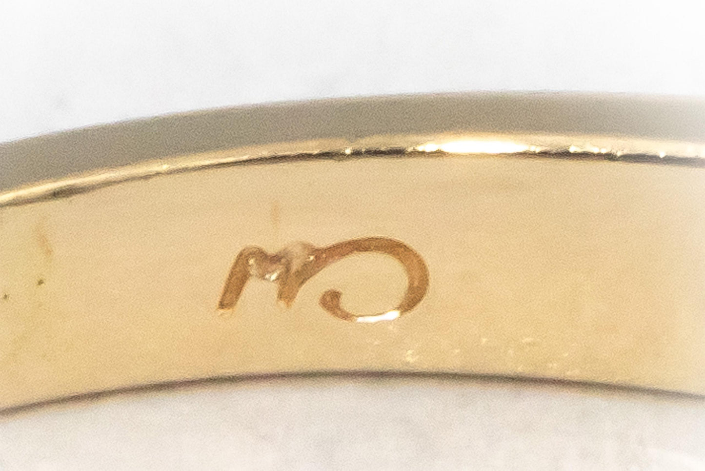 Diamond Round Cut 10k Yellow Gold Three-Stone Trilogy Ring 0.75CT Size 9.5