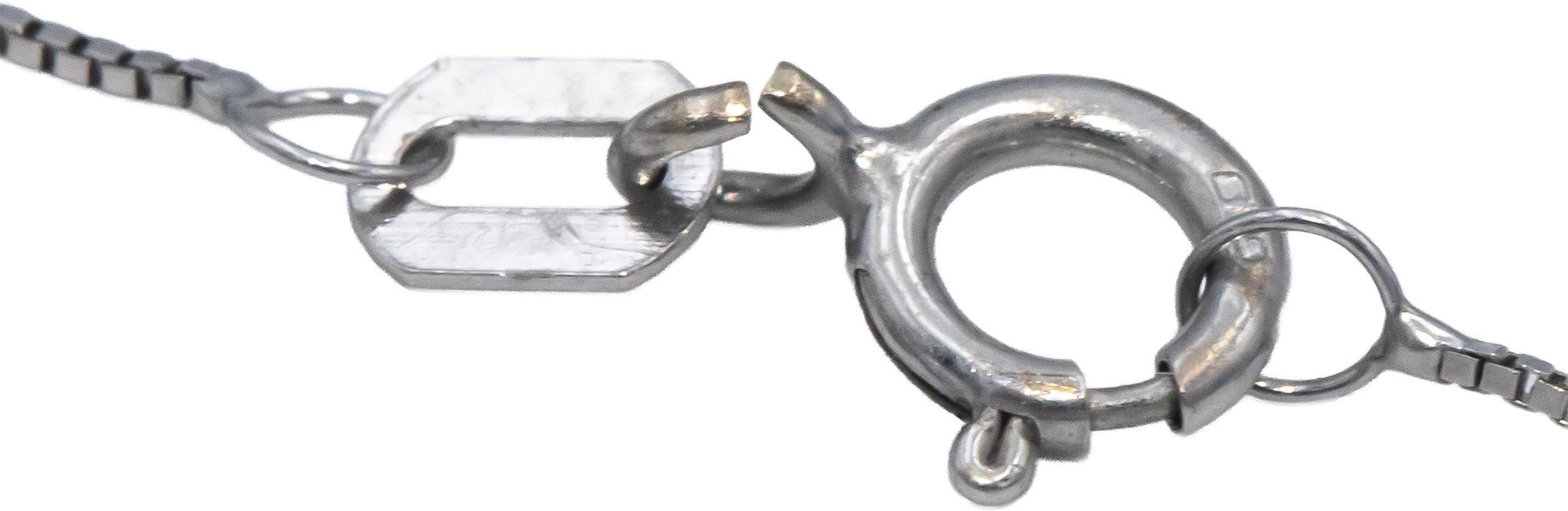 14k White Gold Round Diamond Heart Pendant Necklace Chain 0.12CT
