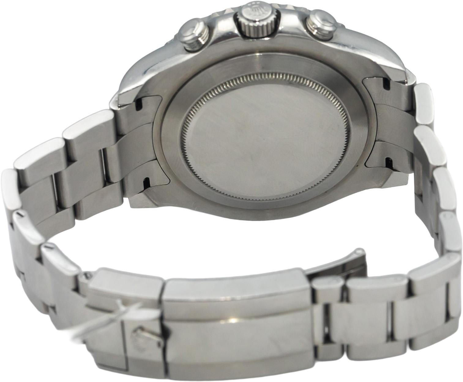 ROLEX Yacht-Master II Stainless Steel White Dial Automatic Mens Watch Ref 116680