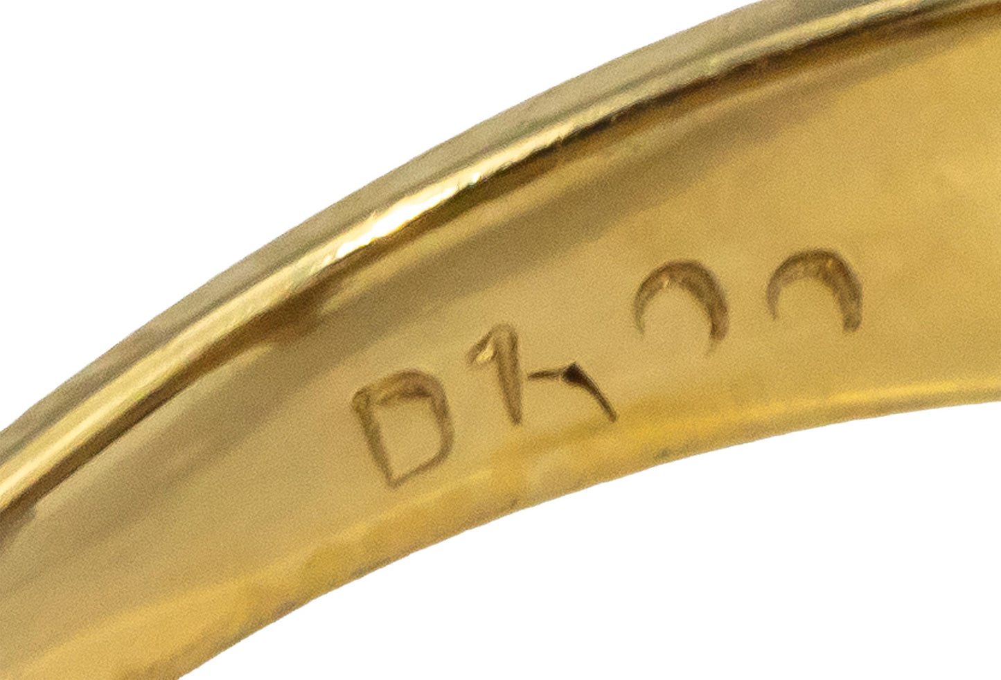 14k Yellow Gold VS Round and Baguette Cut Diamond Cocktail Ring 1.0CT Size 7.25