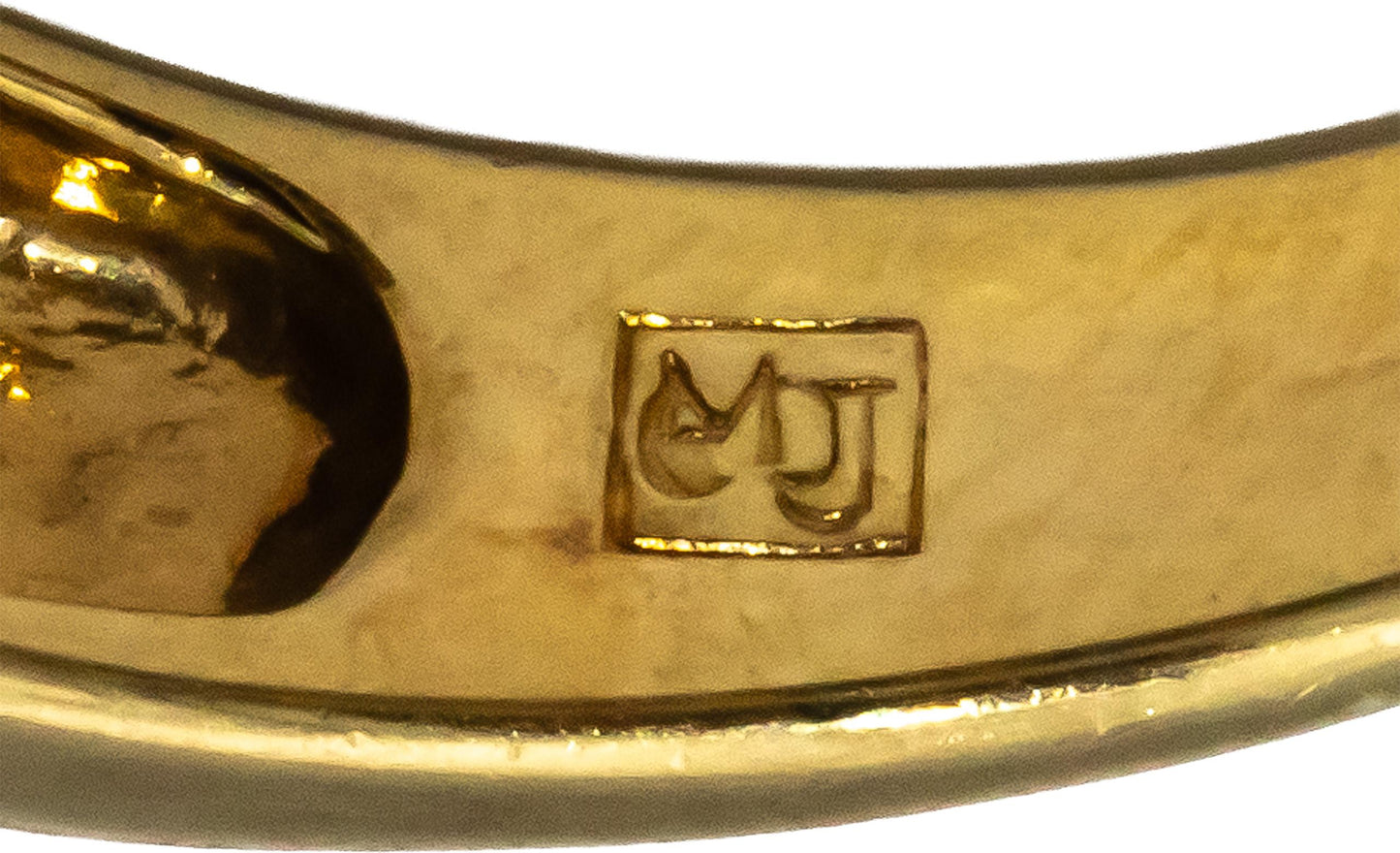 14k Yellow Gold Blue Sapphire and Diamond Band Ring 0.70CTW Size 7.25