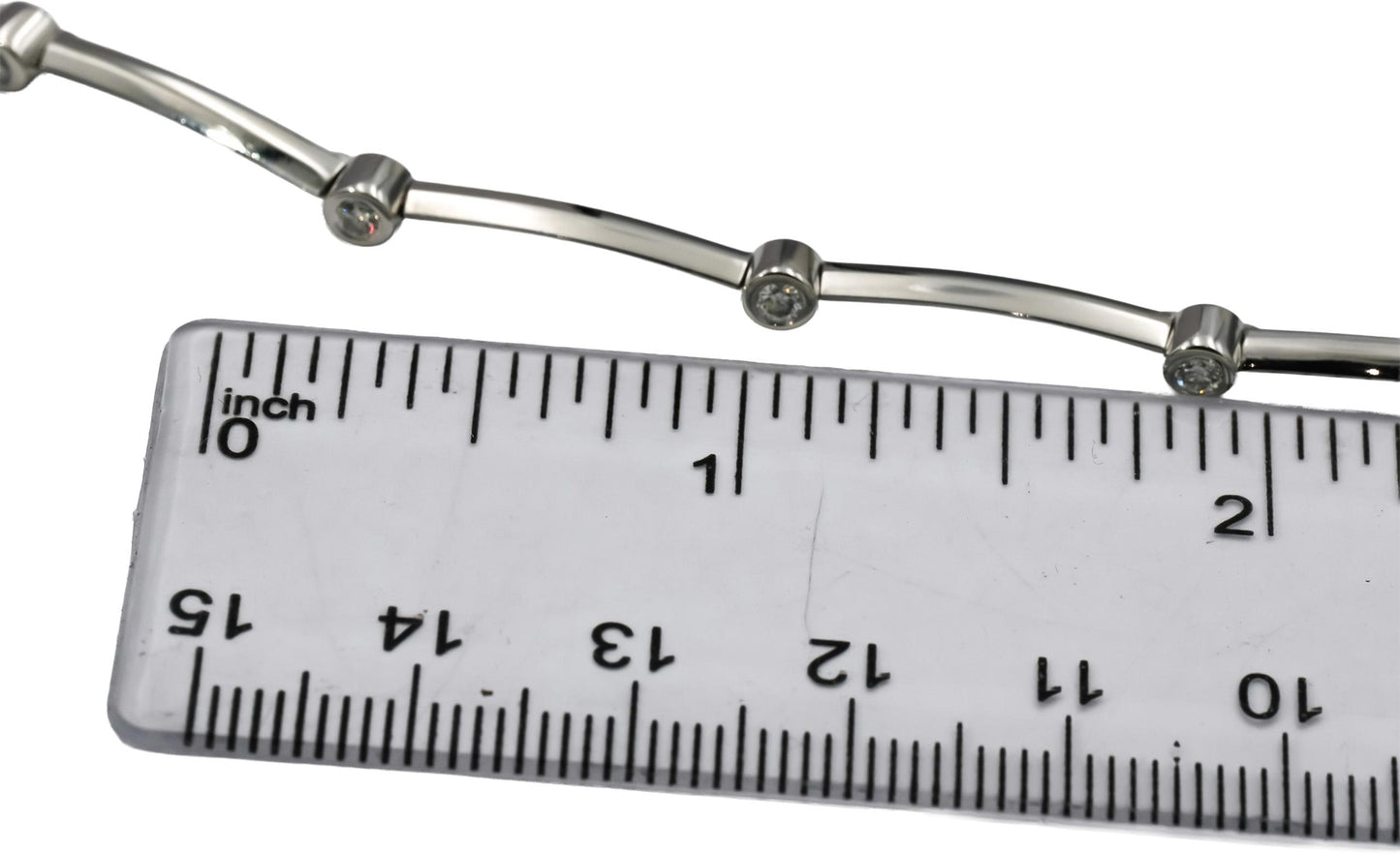 TIFFANY & CO. Vintage 950 Platinum Diamond Station Necklace 1.0CT 10,500 Retail