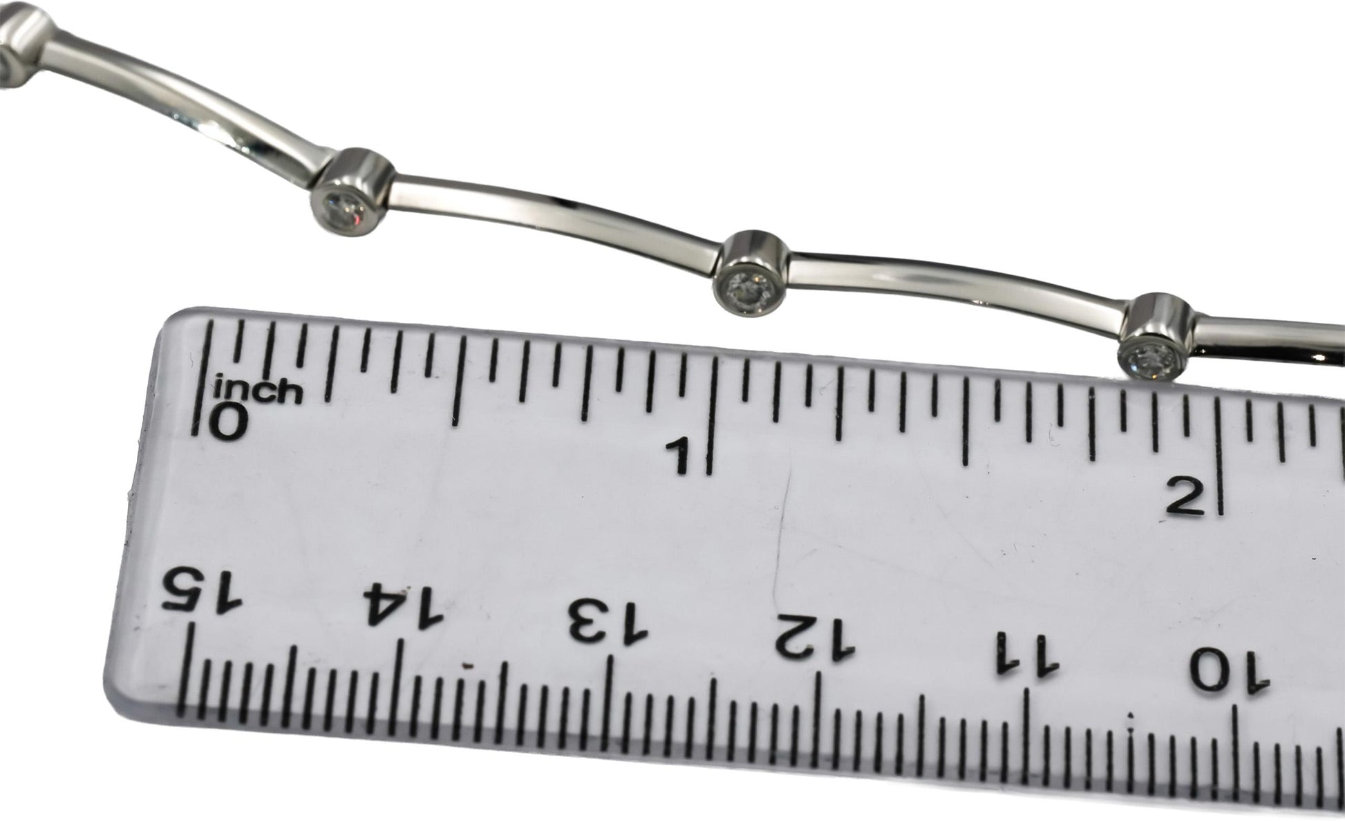 TIFFANY & CO. Vintage 950 Platinum Diamond Station Necklace 1.0CT 10,500 Retail