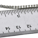 14k White Gold VS Round Lab-Grown Diamond Tennis Necklace 10.83CT
