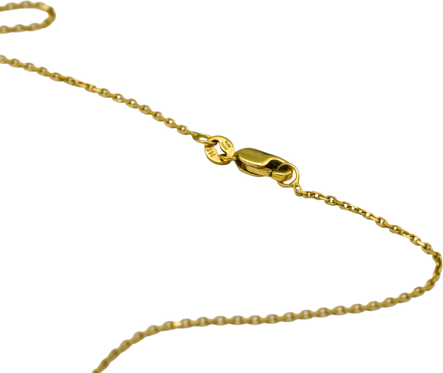 14k Yellow Gold VS Marquise Lab-Grown Diamond Solitaire Pendant Necklace 2.37CT