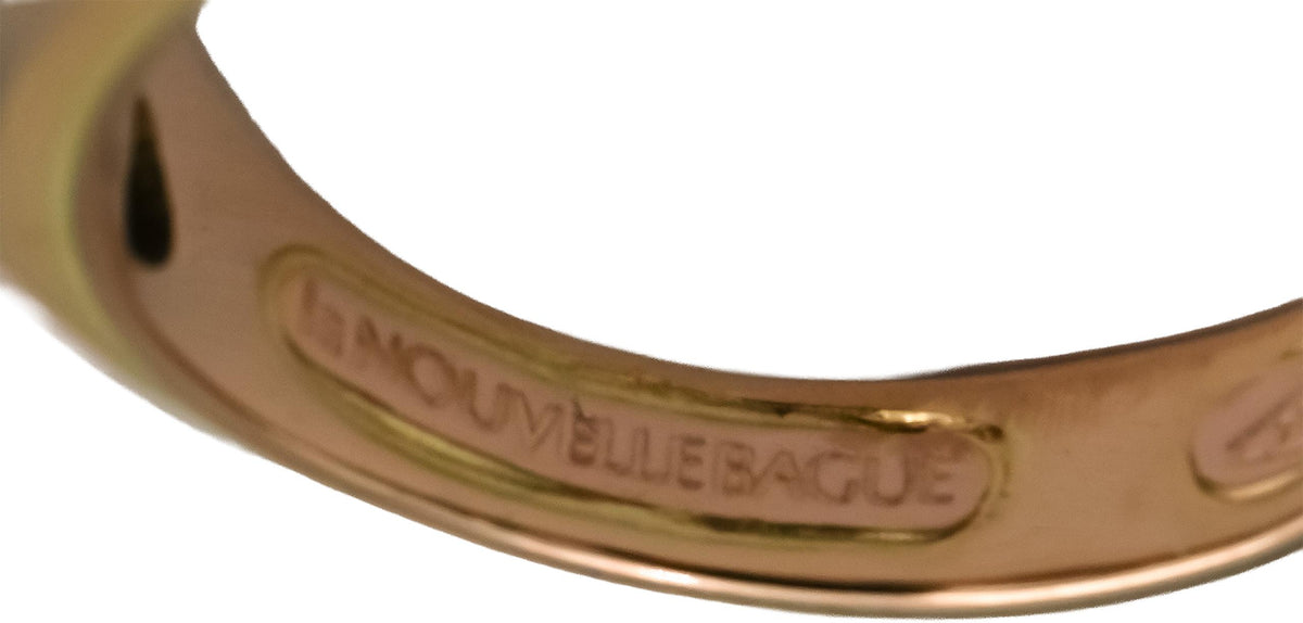LA NOUVELLE BAGUE 18k Yellow Gold VS Diamond Heart Ring 0.15CT Size 6.5