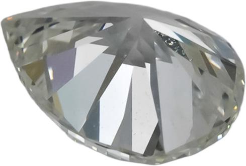 GIA Certified VVS2/G Pear Brilliant Cut Diamond Loose Stone 1.22CT