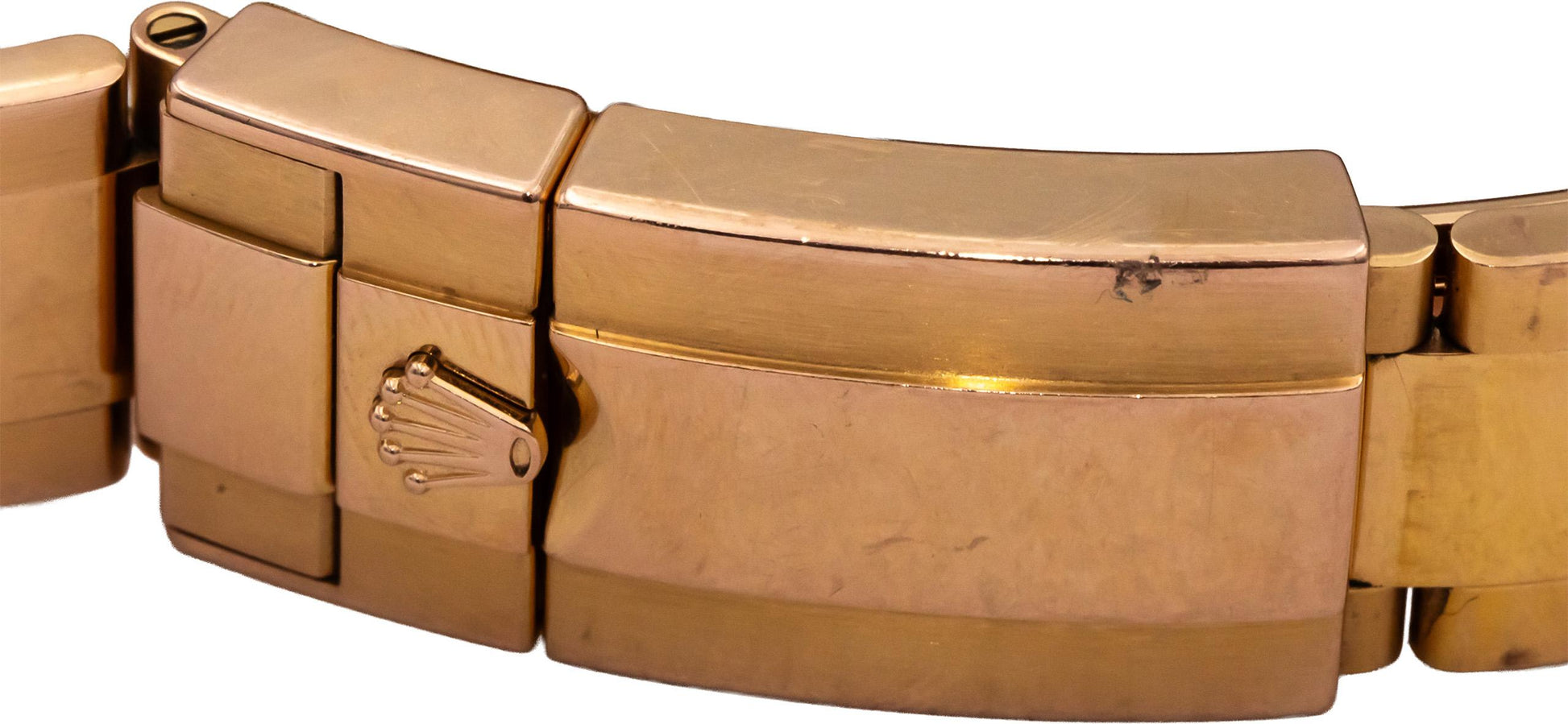 ROLEX 18k Rose Gold Cosmograph Daytona 116505 Automatic Watch w/ Papers Links