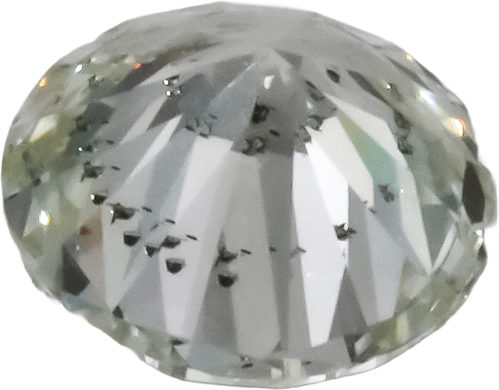 IGI Certified SI2/F Round Cut Natural Diamond Loose Stone 2.51CT