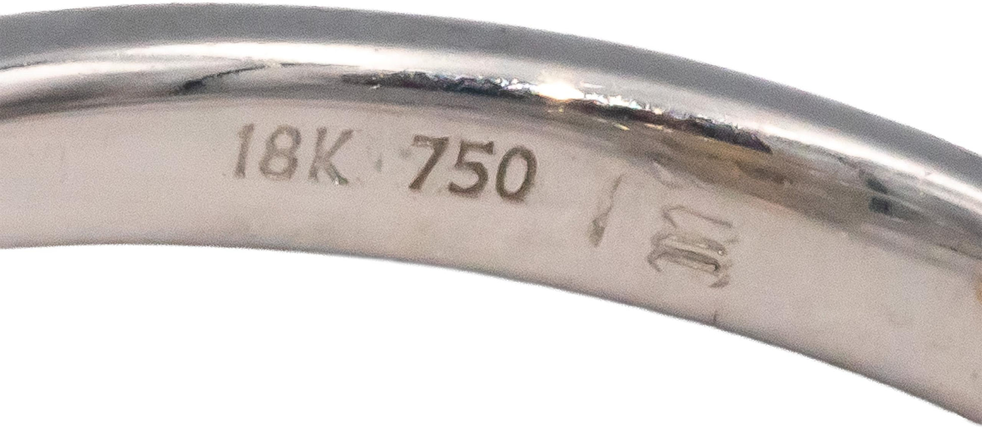 18k White Gold 2.65CT Diamond and Citrine Square Halo Ring Size 6.75