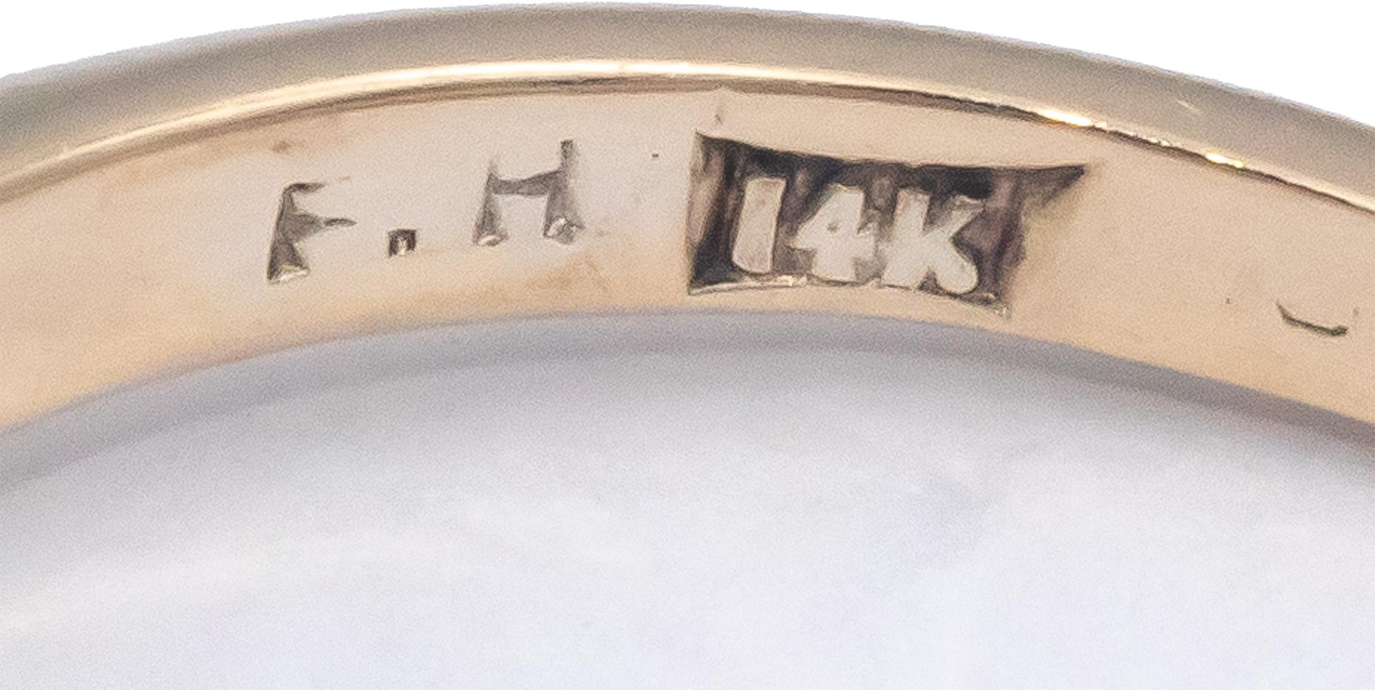 Vintage Antique 14k Gold 0.35CT Old Mine Cut Diamond Solitaire Ring Size 6.75