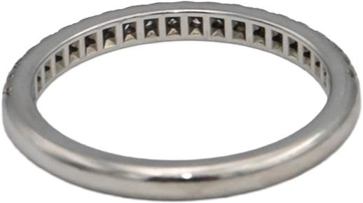 TIFFANY & CO. Platinum VS Diamond Soleste Band Ring 0.17CT Size 5.5 3400 Retail