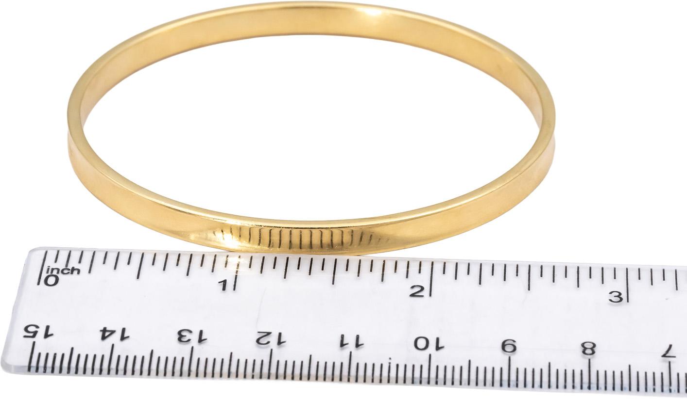 TIFFANY & CO. 18k Yellow Gold 1837 Bangle Bracelet