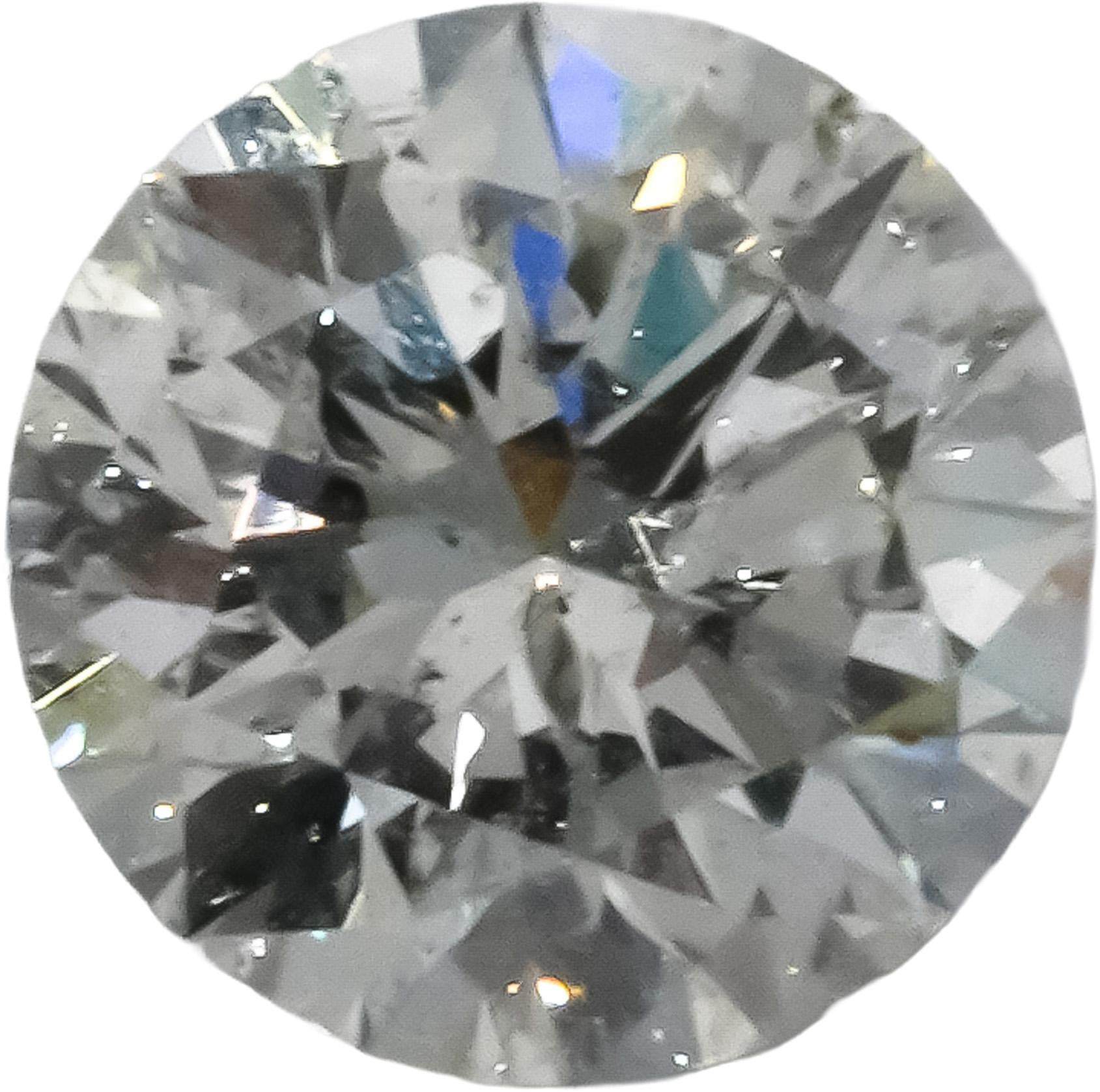 GIA Certified I2/G Round Cut Natural Diamond Loose Stone 1.50CT