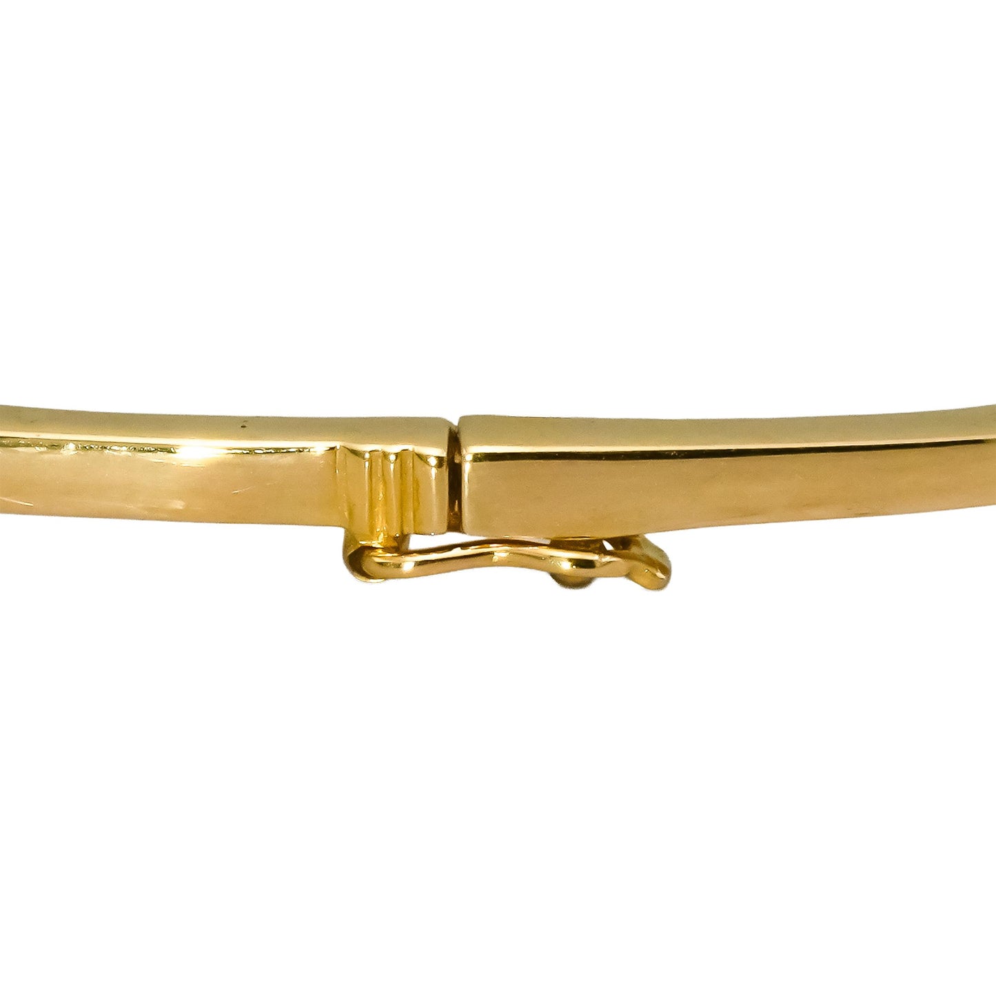 18k Yellow Gold Diamond Ruby Sapphire Square Stacking Bangle Bracelet 1.0CT