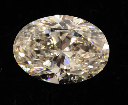 GIA Certified 1.00CT SI2/K Oval Brilliant Cut Loose Diamond w/ Report