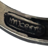 STAMBOLIAN 18k Gold Sterling Silver 6.71CT Tourmaline Sapphire Ring Size 6.75