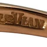 LE VIAN 14k Rose Gold Diamond and Aquamarine Ring 2.33CT Size 8.75