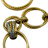 DAVID YURMAN 18k Yellow Gold Diamond Crossover Convertible Necklace & Bracelet