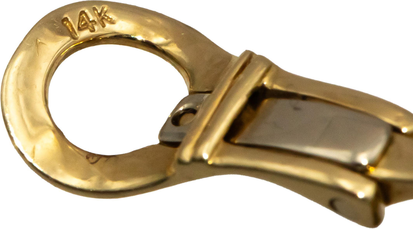 EFFY 14k Yellow Gold Diamond and Yellow Sapphire Espresso Earrings 1.25CT