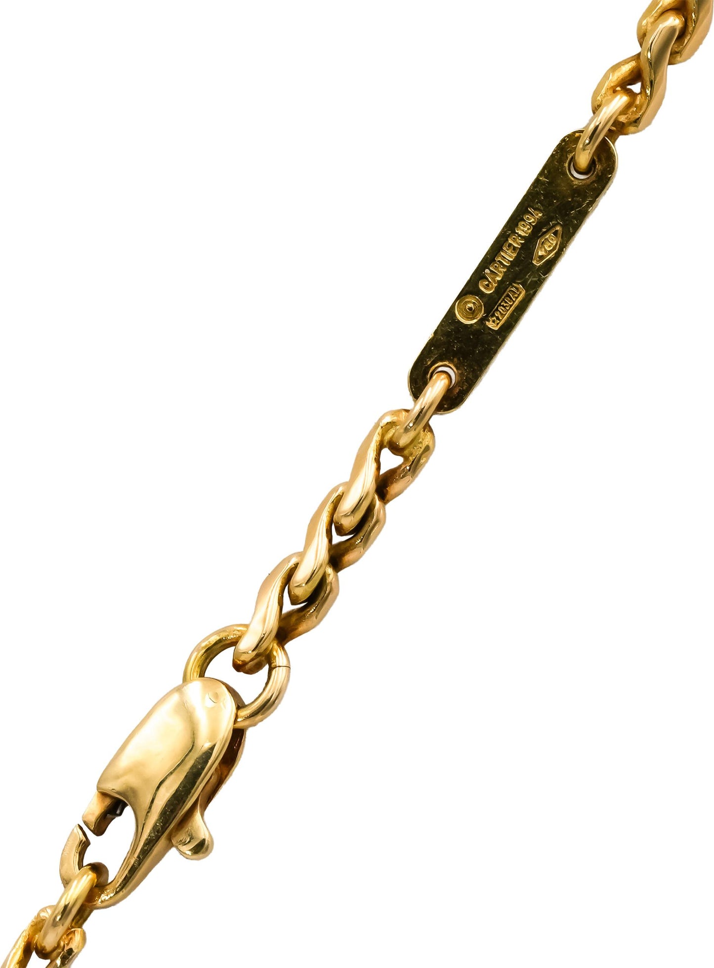 CARTIER 18k Yellow Gold Link Chain Necklace