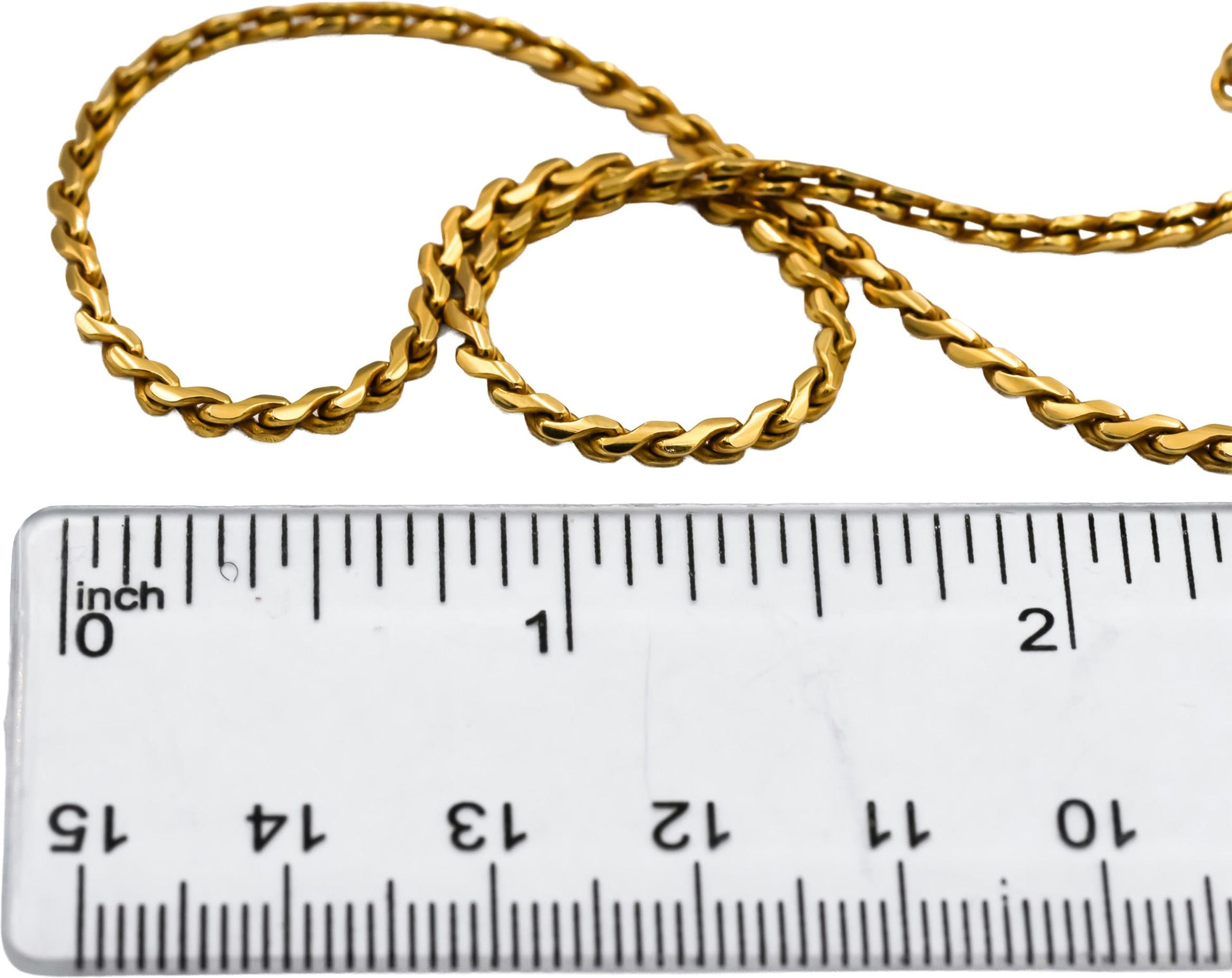 CARTIER 18k Yellow Gold Link Chain Necklace