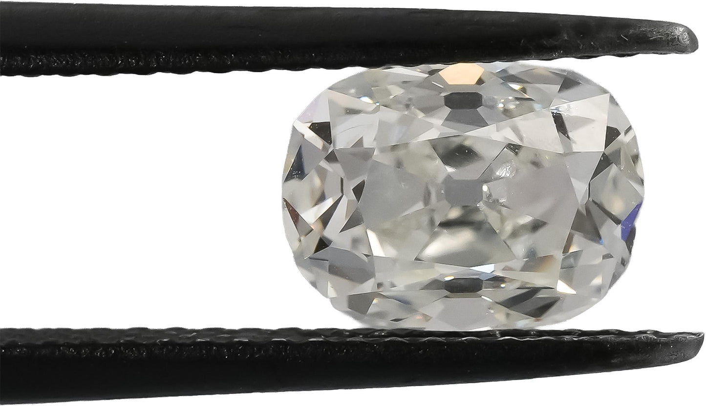 GIA Certified 1.59CT Old Mine Cut Diamond F Color VS2 Clarity Loose Stone