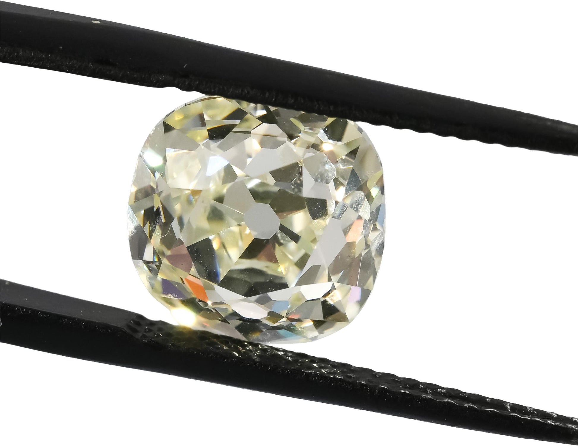 GIA Certified 5.04CT Old Mine Cut Diamond VS1 Clarity M Color Grade