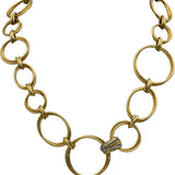 DAVID YURMAN 18k Yellow Gold Diamond Crossover Convertible Necklace & Bracelet