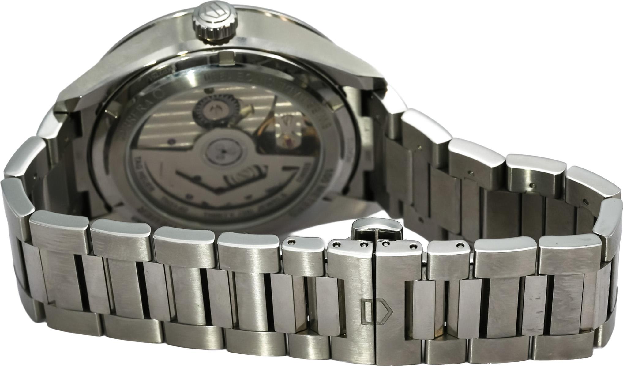 TAG Heuer Stainless Steel Carrera Automatic Day-Date 41mm Watch w/ Box