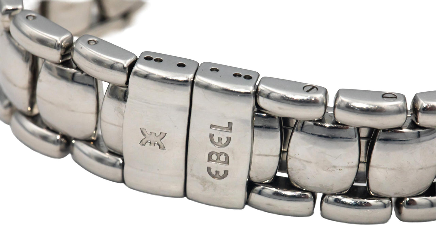 EBEL Beluga 915748-20 Stainless Steel 0.55CT Diamond & MOP Dial Quartz Watch