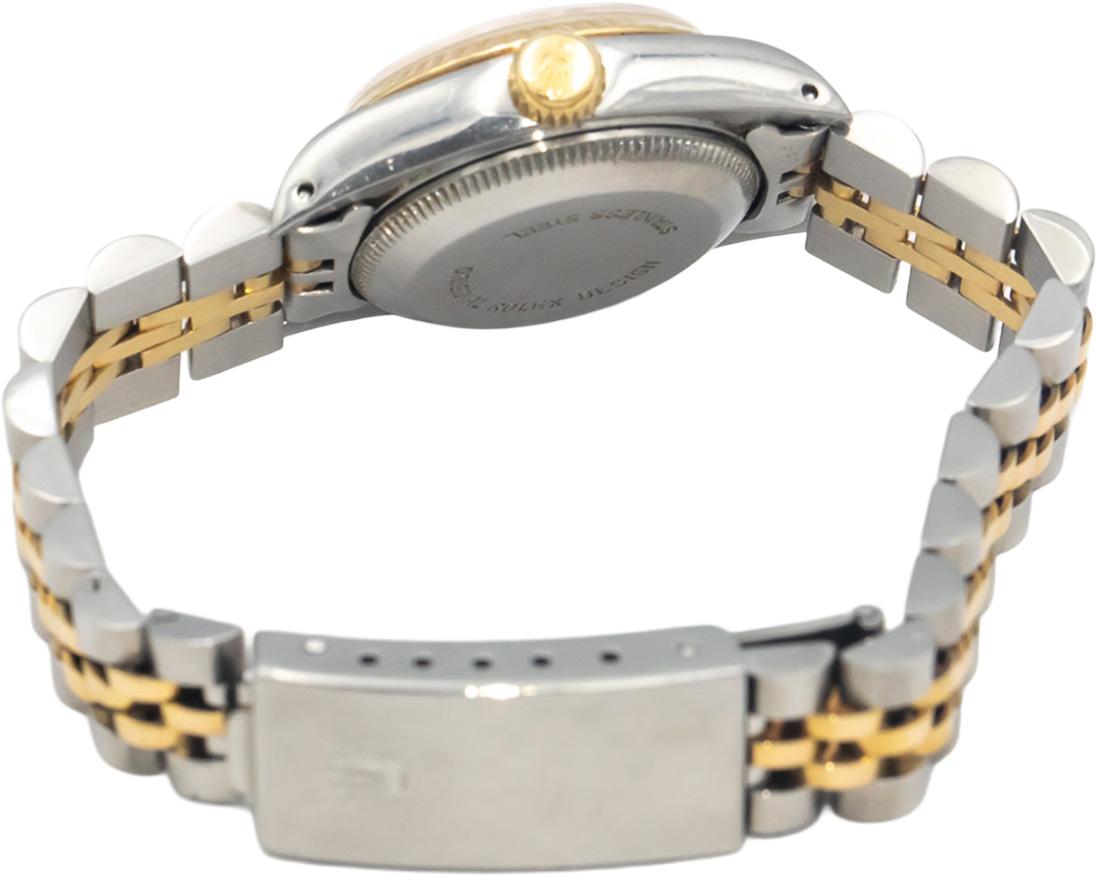 ROLEX 18k Gold & Stainless Steel Lady Datejust 69163 Automatic Watch