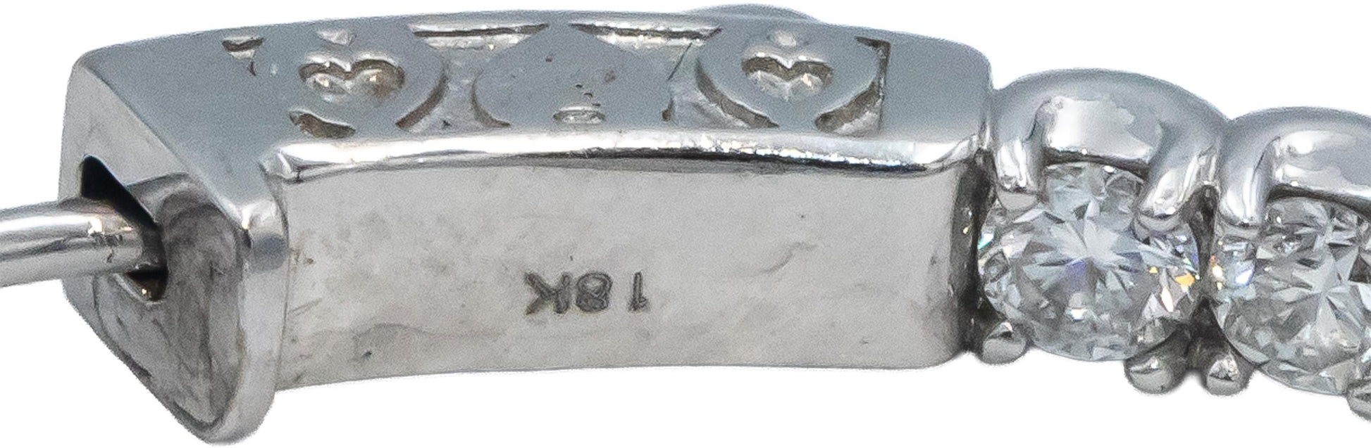 18k White Gold VS Round Diamond Inside Out Circle Hoop Earrings 7.33CT