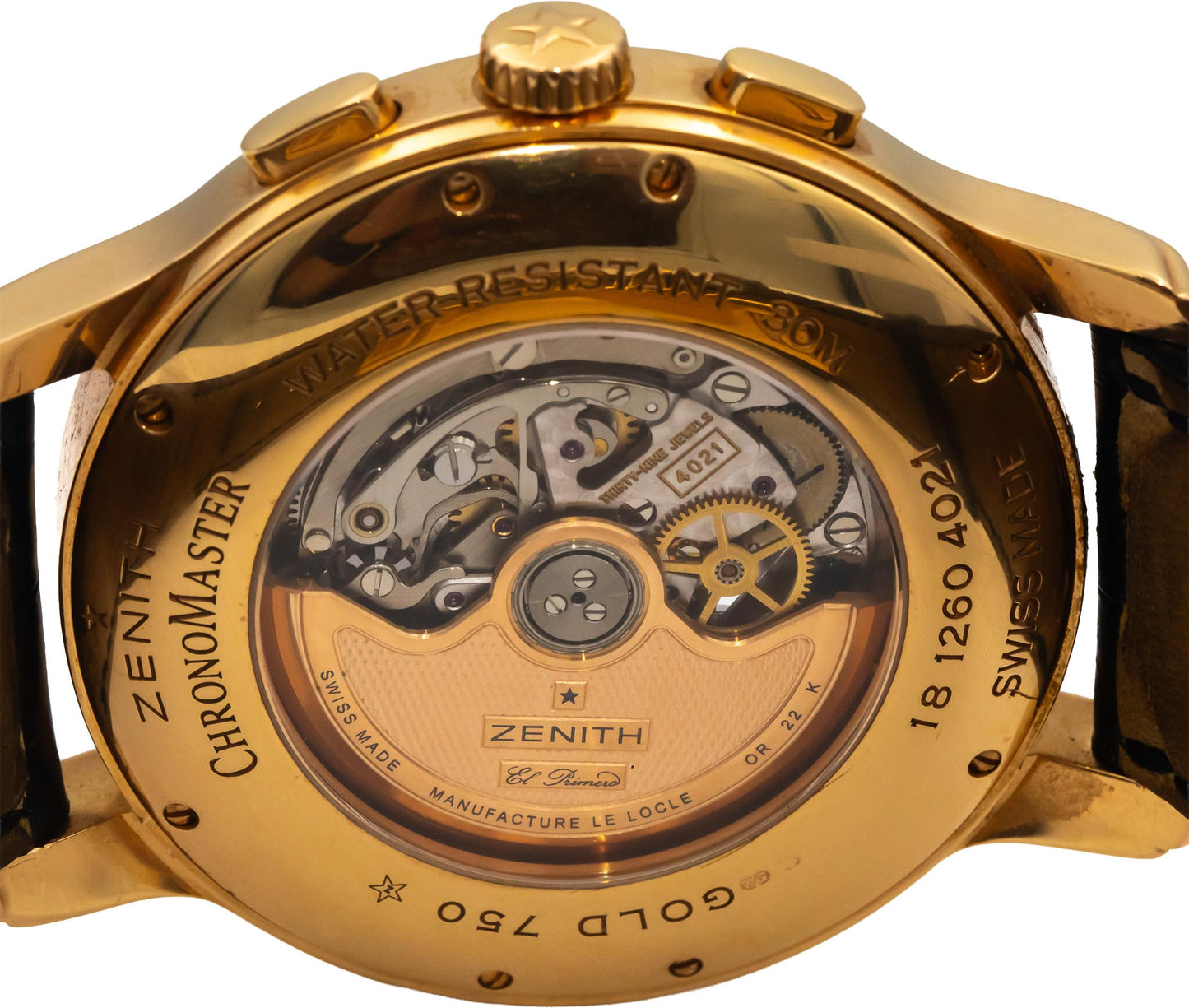 ZENITH 18k Rose Gold Chronomaster El Primero 45mm Automatic Men's Watch