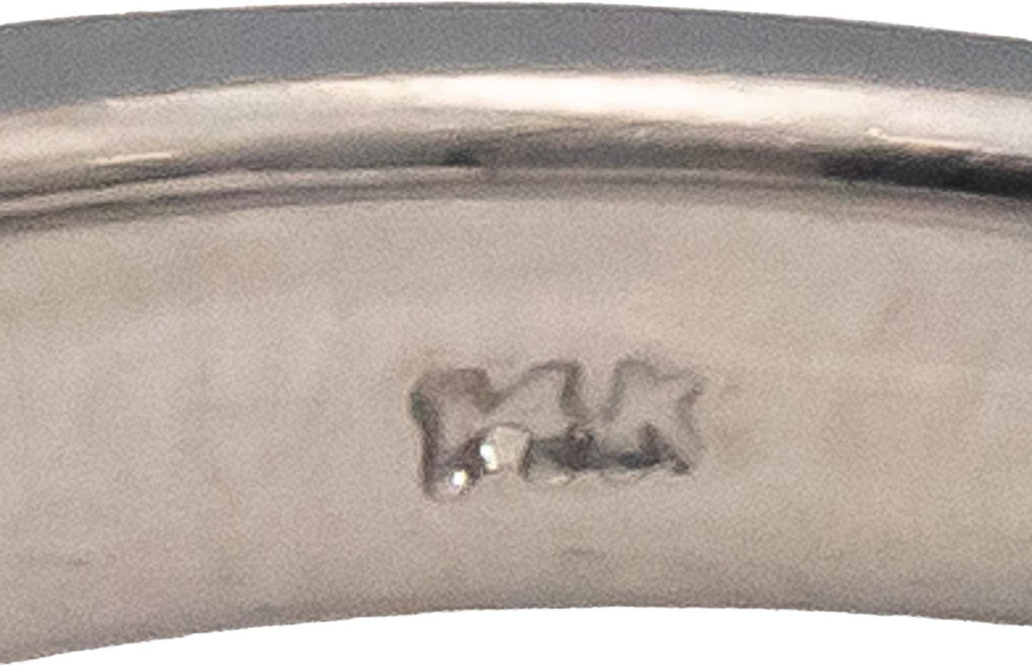 14k White Gold Round Diamond Engagement Ring 2.0CT w/ 1.50CT Center Size 6.75