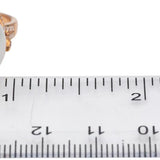14k Rose Gold 14mm South Sea Pearl & VS Round Diamond Ring 0.60CT Size 8.5