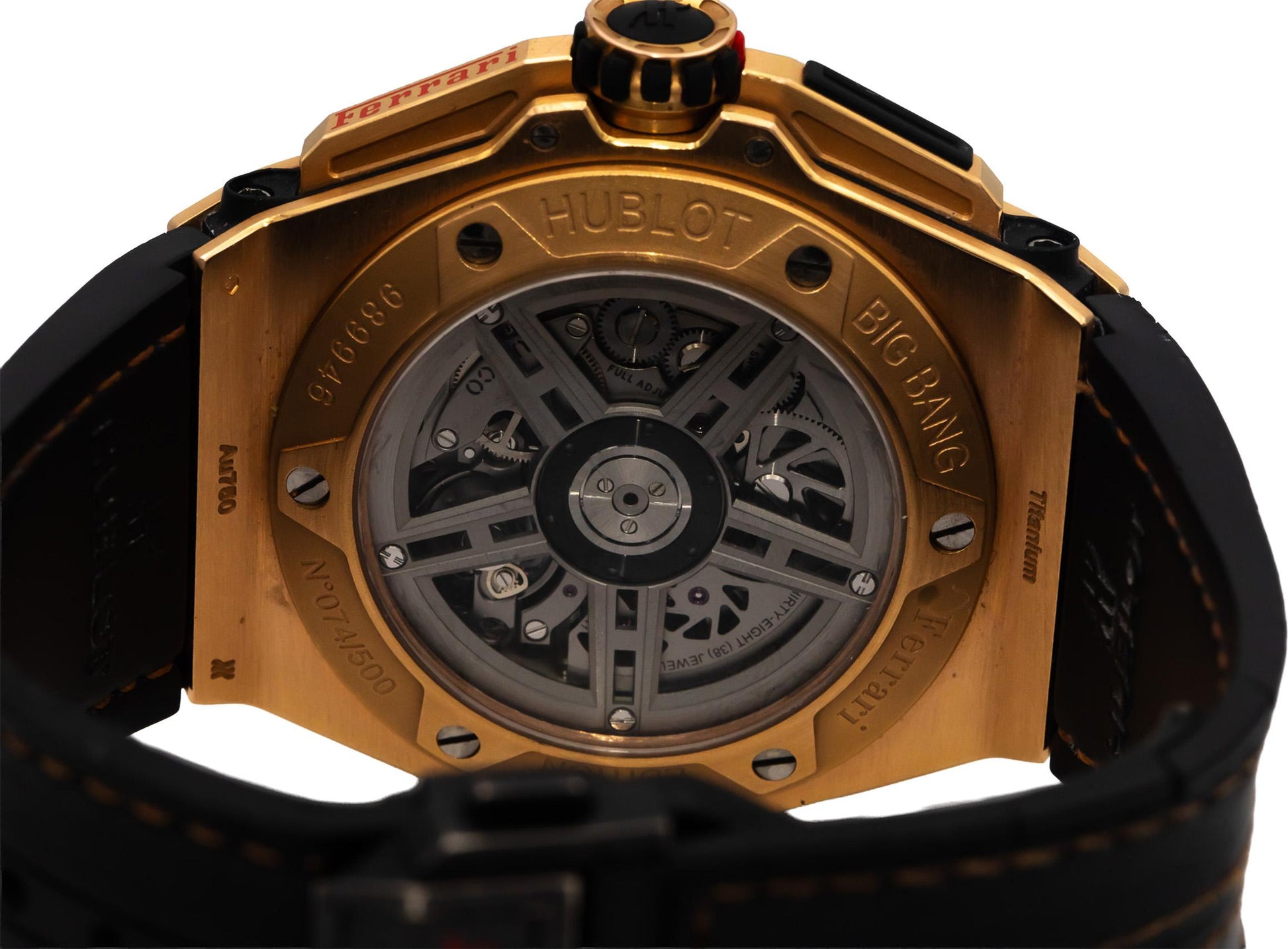 HUBLOT Big Bang Unico Ferrari 18k King Gold Limited Edition Watch w/ Winder