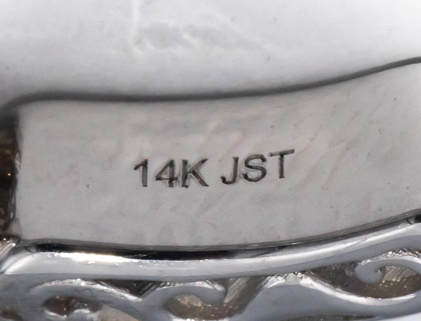 14k White Gold Round Diamond Inside Out Hoop Earrings 5.0CT