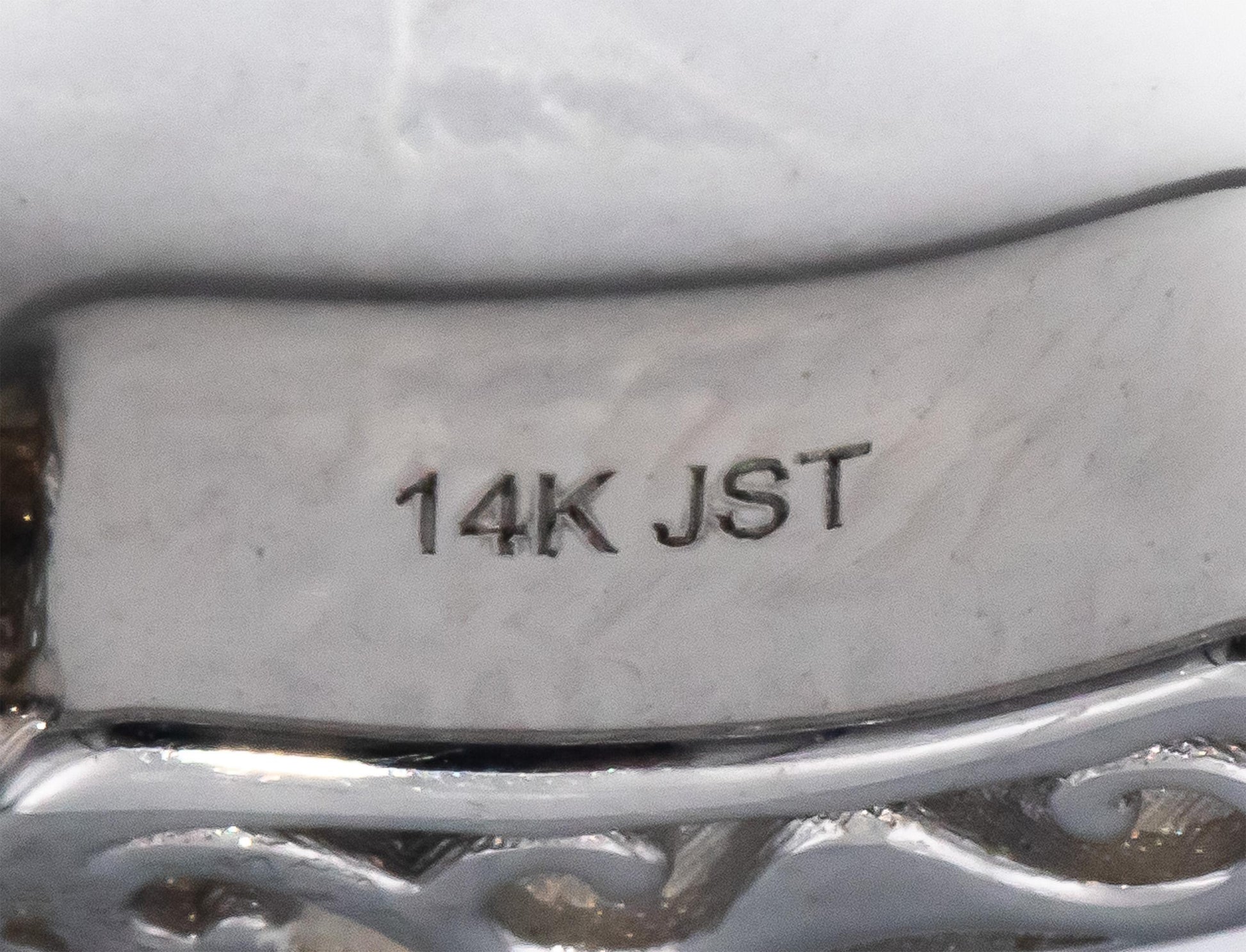 14k White Gold Round Diamond Inside Out Hoop Earrings 5.0CT