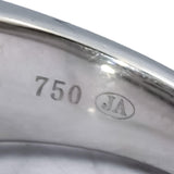 18k White Gold Blue Sapphire and Diamond Cocktail Ring 3.10CTW Size 6.75
